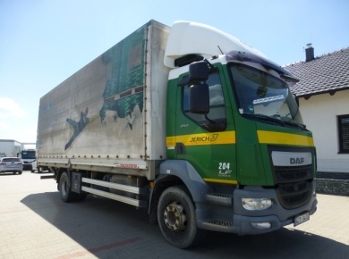 DAF  LF250. 16t, čelo, 18palet