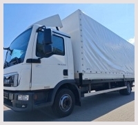 MAN TGL 12.220, KLIMA + ČELO, 18 palet